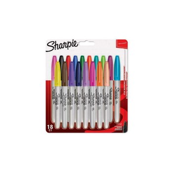 Sharpie Fine - 18 pc(s) - Multicolour - Fine tip - Grey - Multicolour - Round - Fine