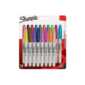 Sharpie Fine - 18 pezzo(i) - Multicolore - Punta sottile...