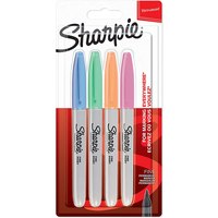 Sharpie 2065402 - Blue - Green - Orange - Pink - Fibre tip - Fine - 1 mm - Ceramic - Fabric - Leather - Paper - Plastic - AP