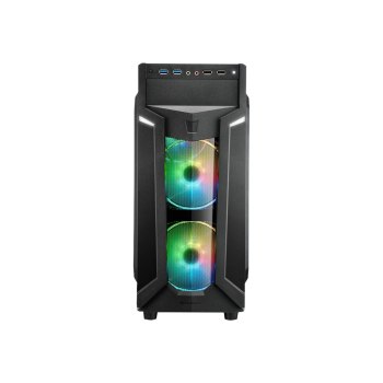 Sharkoon VG6-W RGB - Tower - ATX - Side panel with window (acrylic)