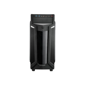 Sharkoon VG6-W RGB - Tower - ATX - Seitenteil mit Fenster (Acryl) - keine Spannungsversorgung - USB/Audio