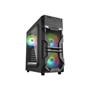 Sharkoon VG7-W RGB - Tower - ATX - Side panel with window...