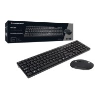 Conceptronic Orazio - Standard - RF Wireless - AZERTY - Nero - Mouse incluso