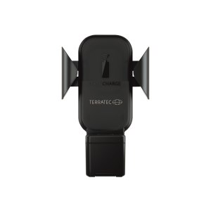 TerraTec ChargeAir All Car - Telefono cellulare/smartphone - Orologio intelligente - Supporto attivo - Auto - Nero