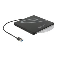 DeLOCK 5.25" External Enclosure Slot-in Slim SATA > USB 3.0 - Speichergehäuse - SATA - USB 3.0 - Schwarz