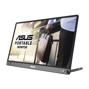 ASUS ZenScreen GO MB16AHP - LCD-Monitor - 39.6 cm (15.6") - tragbar - 1920 x 1080 Full HD (1080p) - IPS - 250 cd/m² - 700:1 - Micro HDMI, USB-C - Lautsprecher - Schwarz