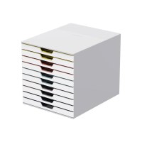 Durable VARICOLOR Mix 10 - Plastic - Multicolor - White - Landscape/Portrait - 10 drawer(s) - 280 mm - 292 mm