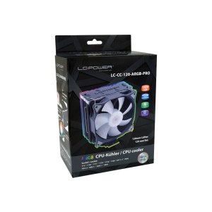 LC-Power LC-CC-120-ARGB-PRO - Prozessor-Luftkühler - (für: LGA775, LGA1156, AM2, AM2+, LGA1366, AM3, LGA1155, AM3+, LGA2011, FM1, FM2, LGA1150, LGA2011-3, LGA1151, AM4, LGA2066)