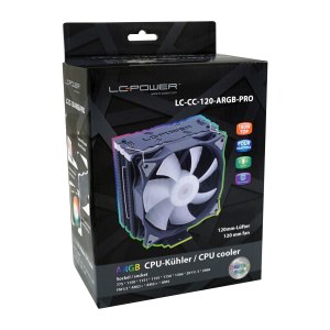 LC-Power LC-CC-120-ARGB-PRO - Prozessor-Luftkühler - (für: LGA775, LGA1156, AM2, AM2+, LGA1366, AM3, LGA1155, AM3+, LGA2011, FM1, FM2, LGA1150, LGA2011-3, LGA1151, AM4, LGA2066)