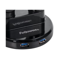 Fellowes Platinum Series Triple Arm - Befestigungskit für 3 Monitore (einstellbarer Arm)