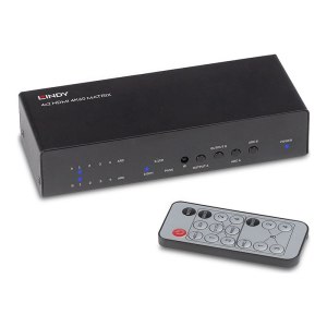 Lindy 4x2 HDMI 2.0 18G Matrix Switch - Video/Audio-Schalter