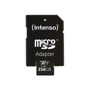 Intenso Premium - Flash memory card (microSDXC to SD...