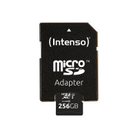 Intenso Premium - Flash memory card (microSDXC to SD adapter included)