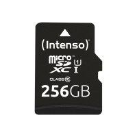 Intenso Premium - Flash memory card (microSDXC to SD adapter included)