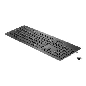 HP Premium - Tastatur - kabellos - 2.4 GHz - Deutsch