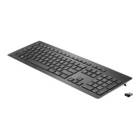 HP Premium - Tastatur - kabellos - 2.4 GHz - Deutsch