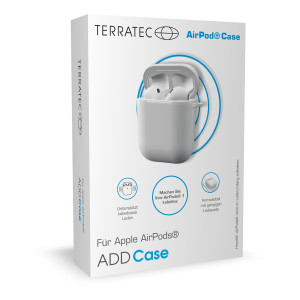 TerraTec ADD Case - Koffer mit Ladefunktion - für Apple AirPods (1. Generation, 2. Generation)