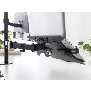 Equip Pro - Montagekomponente - belüftet - für Notebook - Kunststoff, Stahl - Schwarz - Bildschirmgröße: 25.4-39.6 cm (10"-15.6") - Armmontage