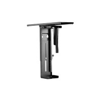 Equip 650892 - Under desk CPU holder - Scrivania - 10 kg - Nero - Acciaio - 180°