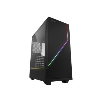 Sharkoon RGB FLOW - Tower - ATX - Seitenteil mit Fenster (gehärtetes Glas)