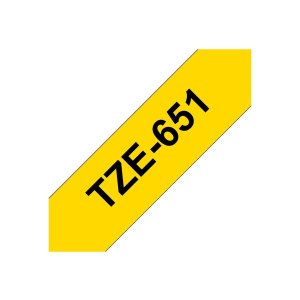 Brother TZE651 - Giallo - 8 m - 24 mm