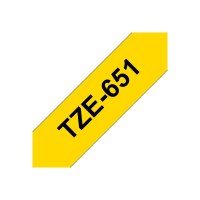 Brother TZE651 - Giallo - 8 m - 24 mm