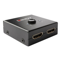 Lindy 2 Port HDMI 18G Bi-Directional Switch - Video/Audio-Schalter