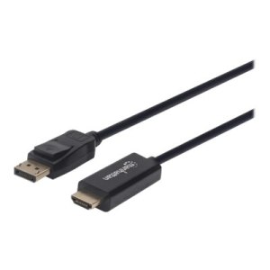 Manhattan DisplayPort 1.2 to HDMI Cable, 4K@60Hz, 1.8m,...
