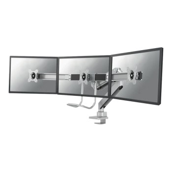 Neomounts NM-D775DX3 - Befestigungskit - Voll beweglich - für 3 LCD-Anzeigen - Silber - Bildschirmgröße: 43.2-61 cm (17"-24")