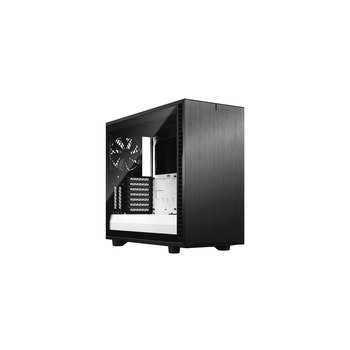 Fractal Design Define 7 - Tempered Glass Edition - Tower - E-ATX - Seitenteil mit Fenster (gehärtetes Glas) - keine Spannungsversorgung (ATX) - Schwarz, weiß - USB/Audio