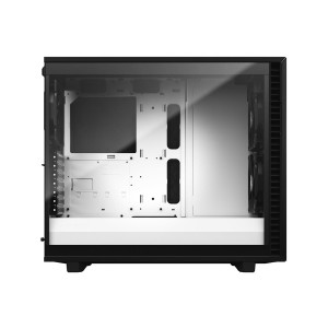 Fractal Design Define 7 - Tempered Glass Edition - Tower - E-ATX - Seitenteil mit Fenster (gehärtetes Glas) - keine Spannungsversorgung (ATX) - Schwarz, weiß - USB/Audio