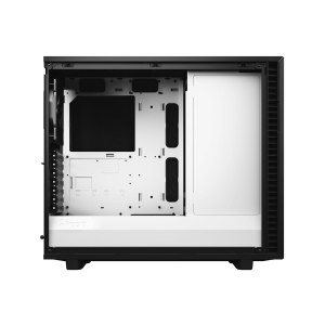 Fractal Design Define 7 - Tempered Glass Edition - Tower - E-ATX - Seitenteil mit Fenster (gehärtetes Glas) - keine Spannungsversorgung (ATX) - Schwarz, weiß - USB/Audio