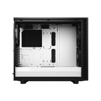 Fractal Design Define 7 - Tempered Glass Edition - Tower - E-ATX - Seitenteil mit Fenster (gehärtetes Glas) - keine Spannungsversorgung (ATX) - Schwarz, weiß - USB/Audio