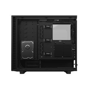 Fractal Design Define 7 - Tempered Glass Edition - Tower - Erweitertes ATX - Seitenteil mit Fenster (gehärtetes Glas) - keine Spannungsversorgung (ATX) - Schwarz - USB/Audio