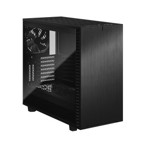 Fractal Design Define 7 - Tempered Glass Edition - Tower - Erweitertes ATX - Seitenteil mit Fenster (gehärtetes Glas) - keine Spannungsversorgung (ATX) - Schwarz - USB/Audio