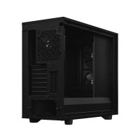 Fractal Design Define 7 - Tempered Glass Edition - Tower - Erweitertes ATX - Seitenteil mit Fenster (gehärtetes Glas) - keine Spannungsversorgung (ATX) - Schwarz - USB/Audio