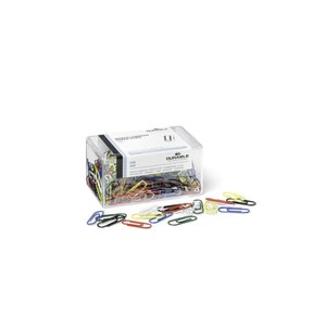 Durable Briefklammern 26mm farbig sortiert 500 Stück