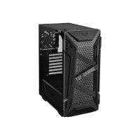 ASUS TUF Gaming GT301 - Tower - ATX - Seitenteil mit Fenster (gehärtetes Glas) - Schwarz - USB/Audio