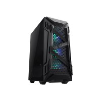 ASUS TUF Gaming GT301 - Tower - ATX - Seitenteil mit Fenster (gehärtetes Glas) - Schwarz - USB/Audio