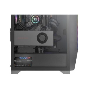 Thermaltake H550 TG ARGB - Tempered Glass ARGB Edition - Tower - Seitenteil mit Fenster (gehärtetes Glas) - keine Spannungsversorgung (PS/2) - Schwarz - USB/Audio