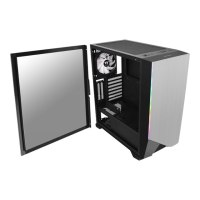 Thermaltake H550 TG ARGB - Tempered Glass ARGB Edition - Tower - Seitenteil mit Fenster (gehärtetes Glas) - keine Spannungsversorgung (PS/2) - Schwarz - USB/Audio