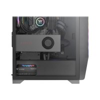 Thermaltake H550 TG ARGB - Tempered Glass ARGB Edition - Tower - Seitenteil mit Fenster (gehärtetes Glas) - keine Spannungsversorgung (PS/2) - Schwarz - USB/Audio