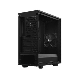 Fractal Design Define 7 Compact Light Tempered Glass - Tower - ATX - Seitenteil mit Fenster (gehärtetes Glas) - keine Spannungsversorgung (ATX) - Schwarz - USB/Audio