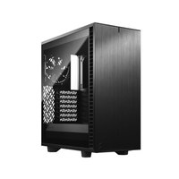 Fractal Design Define 7 Compact Light Tempered Glass - Tower - ATX - Seitenteil mit Fenster (gehärtetes Glas) - keine Spannungsversorgung (ATX) - Schwarz - USB/Audio