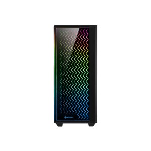 Sharkoon RGB LIT 200 - Tower - ATX - Side panel with...