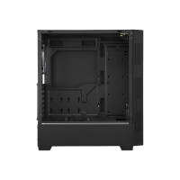 Sharkoon RGB LIT 200 - Midi ATX Tower - PC - Nero - ATX,Micro ATX,Mini-ITX - Rosso/Verde/Blu - Ventole - Frontale