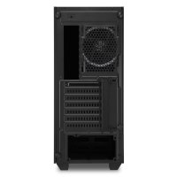 Sharkoon RGB LIT 200 - Midi ATX Tower - PC - Nero - ATX,Micro ATX,Mini-ITX - Rosso/Verde/Blu - Ventole - Frontale