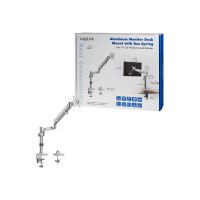 LogiLink Befestigungskit - einstellbarer Arm - für LCD-Display / Curved LCD-Display - Kunststoff, Aluminium, Stahl - Bildschirmgröße: 43.2-81.3 cm (17"-32")