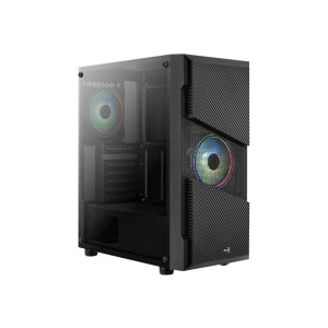 AEROCOOL ADVANCED TECHNOLOGIES AeroCool Menace Saturn RGB - Tempered Glass Edition - Tower - ATX - Side panel with window (tempered glass)