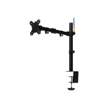 Kensington SmartFit Ergo Single Extended Monitor Arm - Befestigungskit - einstellbarer Arm - für Monitor - pulverbeschichteter Stahl - Schwarz - Bildschirmgröße: bis zu 86,4 cm (bis zu 34 Zoll)